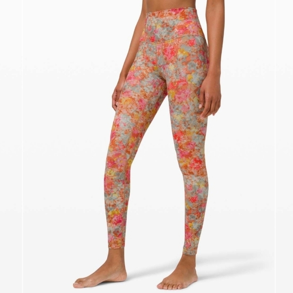 Lululemon Align Pant 28" Inflorescence Multi. Size 4. 2021 - Picture 7 of 16
